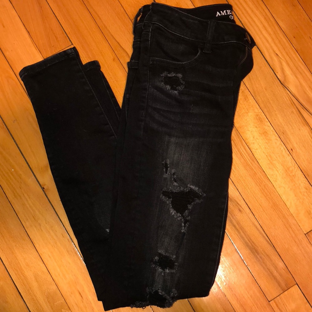 Black Ripped Skinny Jeans
